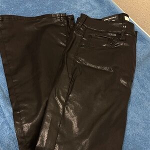 Mavi Maria coated black pants